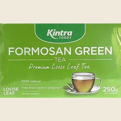 Kintra Formosan Green Tea Loose Leaf 250g, Smooth Organic Taiwanese Green Tea - Image 2