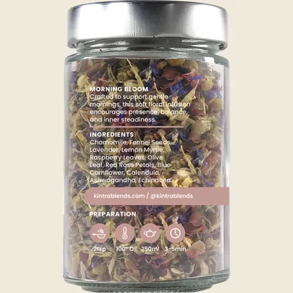 Kintra Loose Leaf Tea Morning Bloom 45g, Bright Botanical Awakening - Image 2