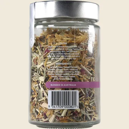 Kintra Loose Leaf Tea Glow 65g, Radiance-Enhancing Herbal Blend - Image 2