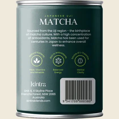 Kintra Matcha Japanese Uji 110g, Authentic Ceremonial Green Tea Powder With 110 Serves - Image 2