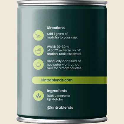 Kintra Matcha Japanese Uji 110g, Authentic Ceremonial Green Tea Powder With 110 Serves - Image 3