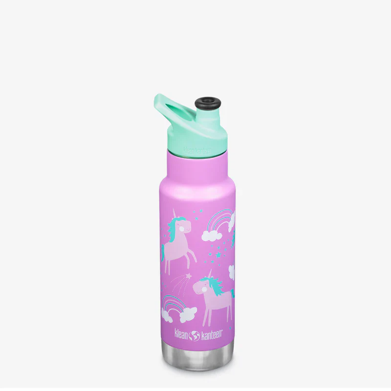Klean Kanteen Classic Narrow Kids 12oz (355ml), Insulated (40 Hrs Iced) Sports Cap - Image 4