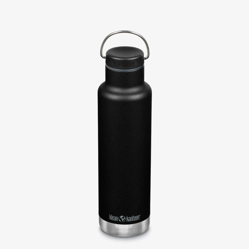 Klean Kanteen Classic With Vacuum Loop Cap With Bale 20oz (592ml), Insulated (24 Hrs Hot, 63 Hrs Iced) - Image 2