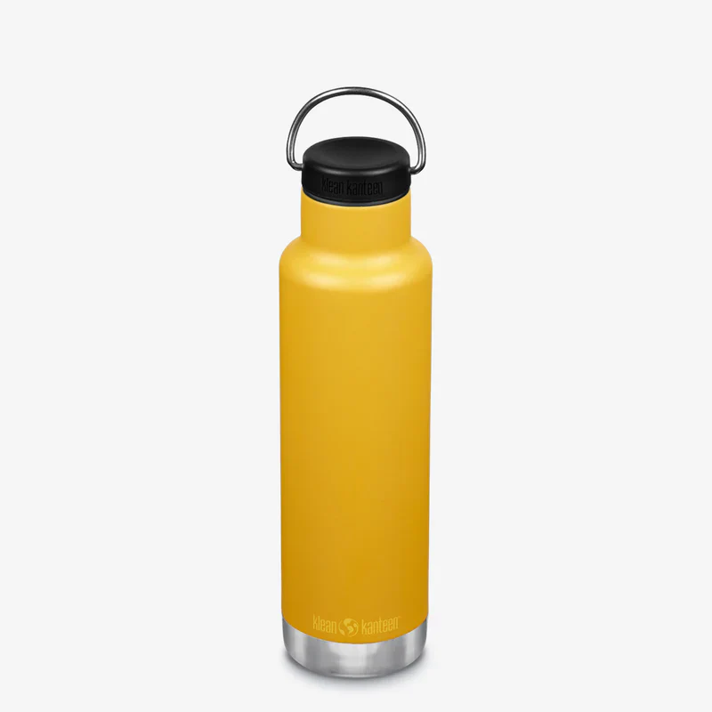 Klean Kanteen Classic With Vacuum Loop Cap With Bale 20oz (592ml), Insulated (24 Hrs Hot, 63 Hrs Iced) - Image 4