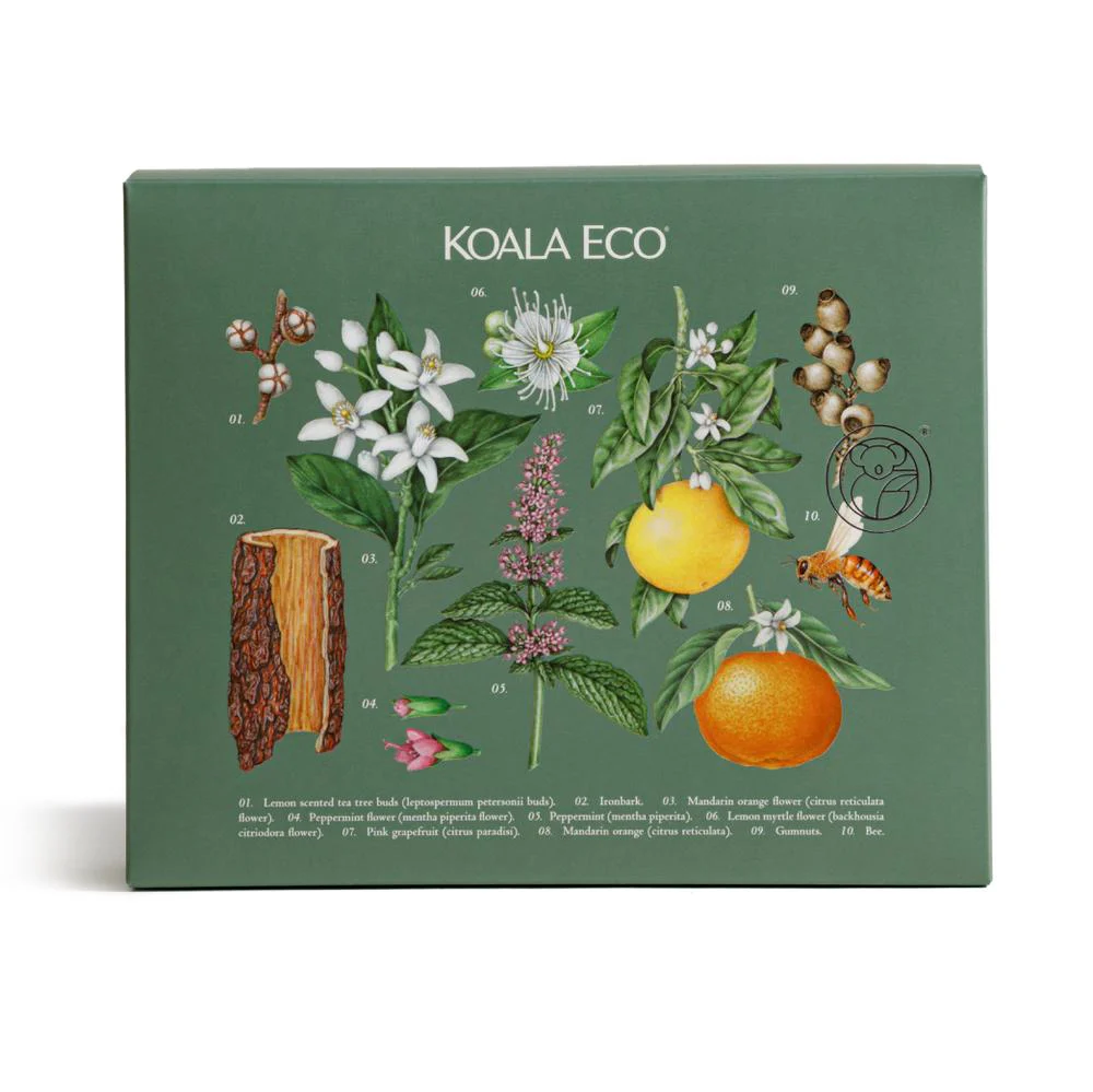 Koala Eco Natural Kitchen Gift Pack 3x 500ml, Sanitiser, Hand Wash, Fruit & Veg Wash - Image 2