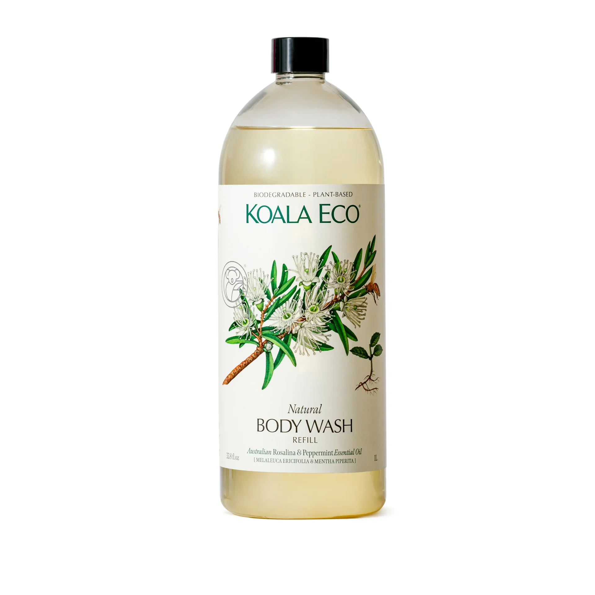 Koala Eco Natural Body Wash 500mL, With Australian Rosalina & Peppermint Essential Oil - Image 2