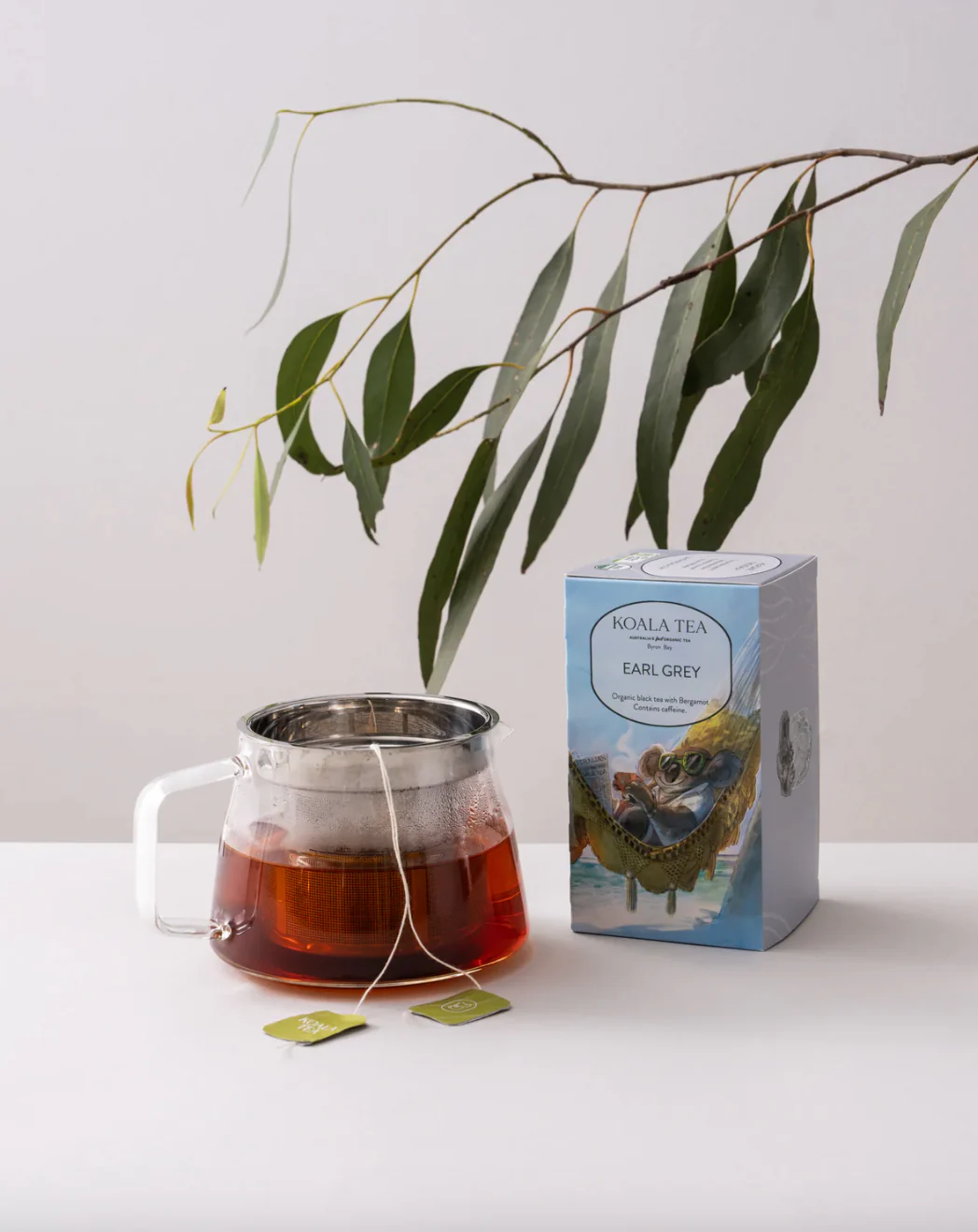 Koala Tea Certified Organic Earl Grey Tea 20Tea Bags, For The Finest Black Tea