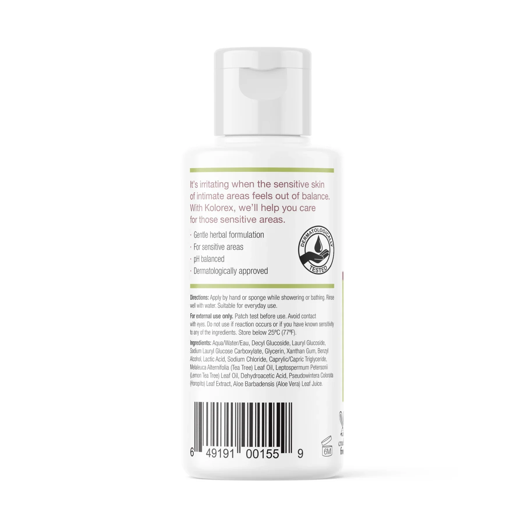 Kolorex Intimate Care Horopito Wash 100mL, pH Balanced To Gently Cleanse & Refresh - Image 3
