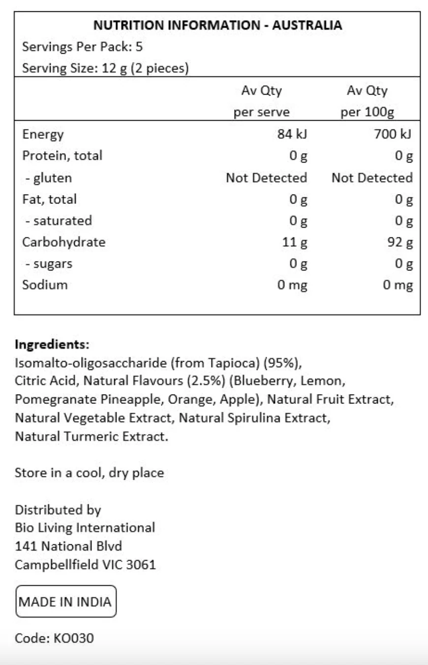 Koochikoo Organic Lollipops 60g (Assorted Flavours), Sugar Free & Vegan - Image 3