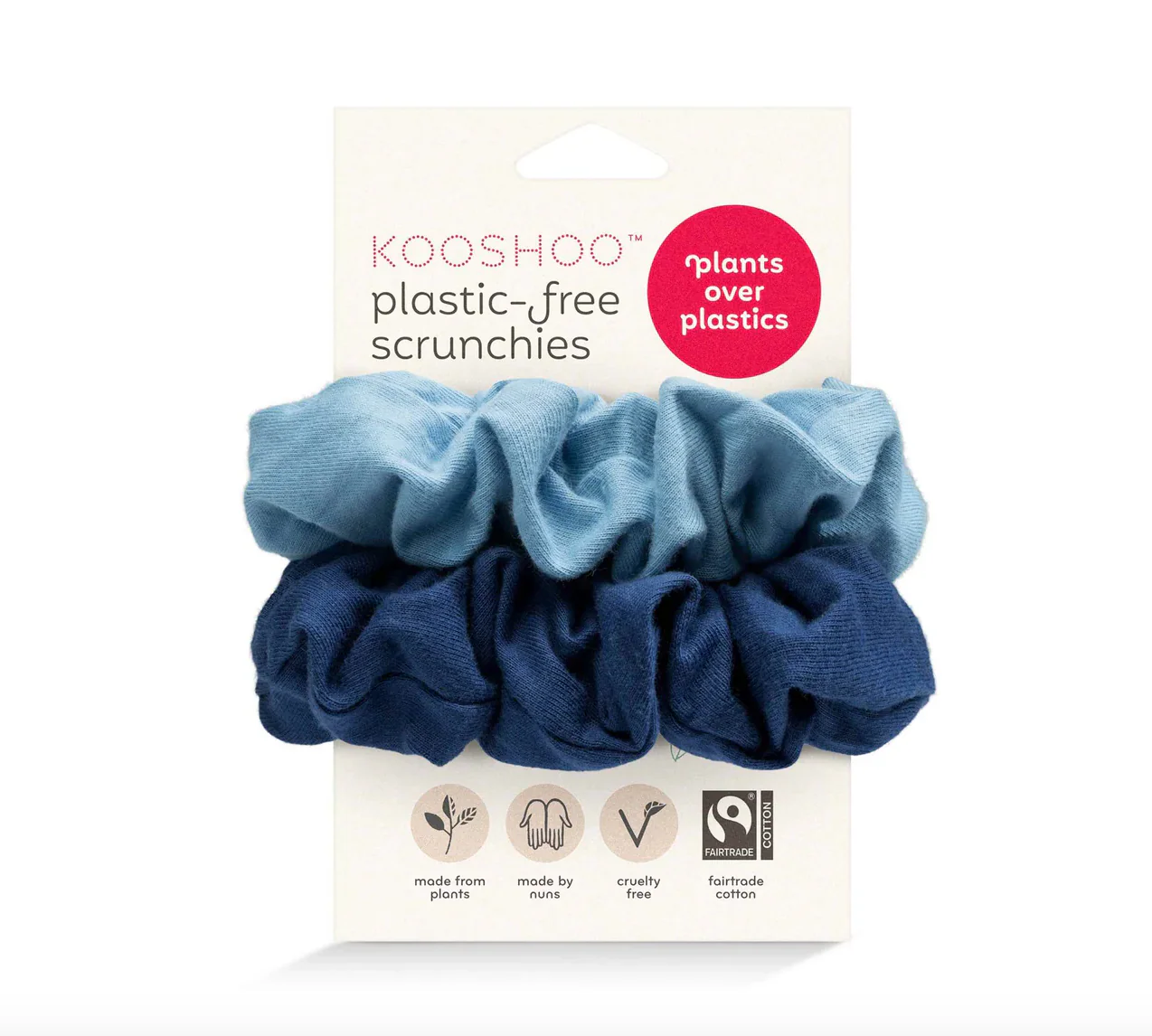Kooshoo Plastic-Free Scrunchies 2 Pack, Please Select Your Colour - Image 2