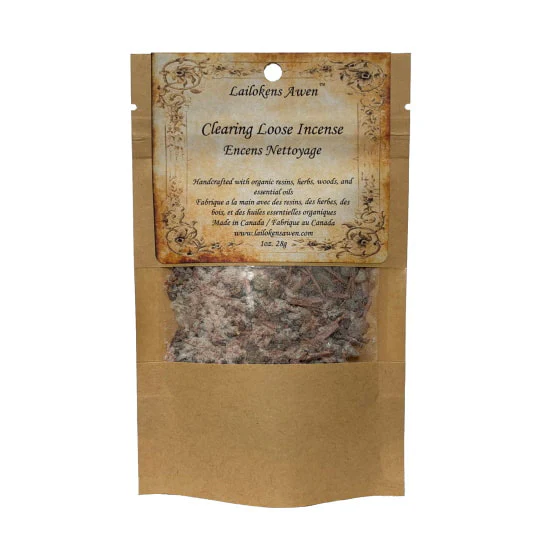 Lailokens Awen Loose Incense, Clearing; Handcrafted With Organic Resins, Herbs, Woods & Essential Oils