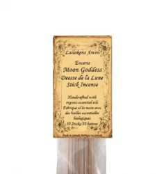 Lailokens Awen Stick Incense, Moon Goddess; Handcrafted With Organic Essential Oils (10 Sticks)
