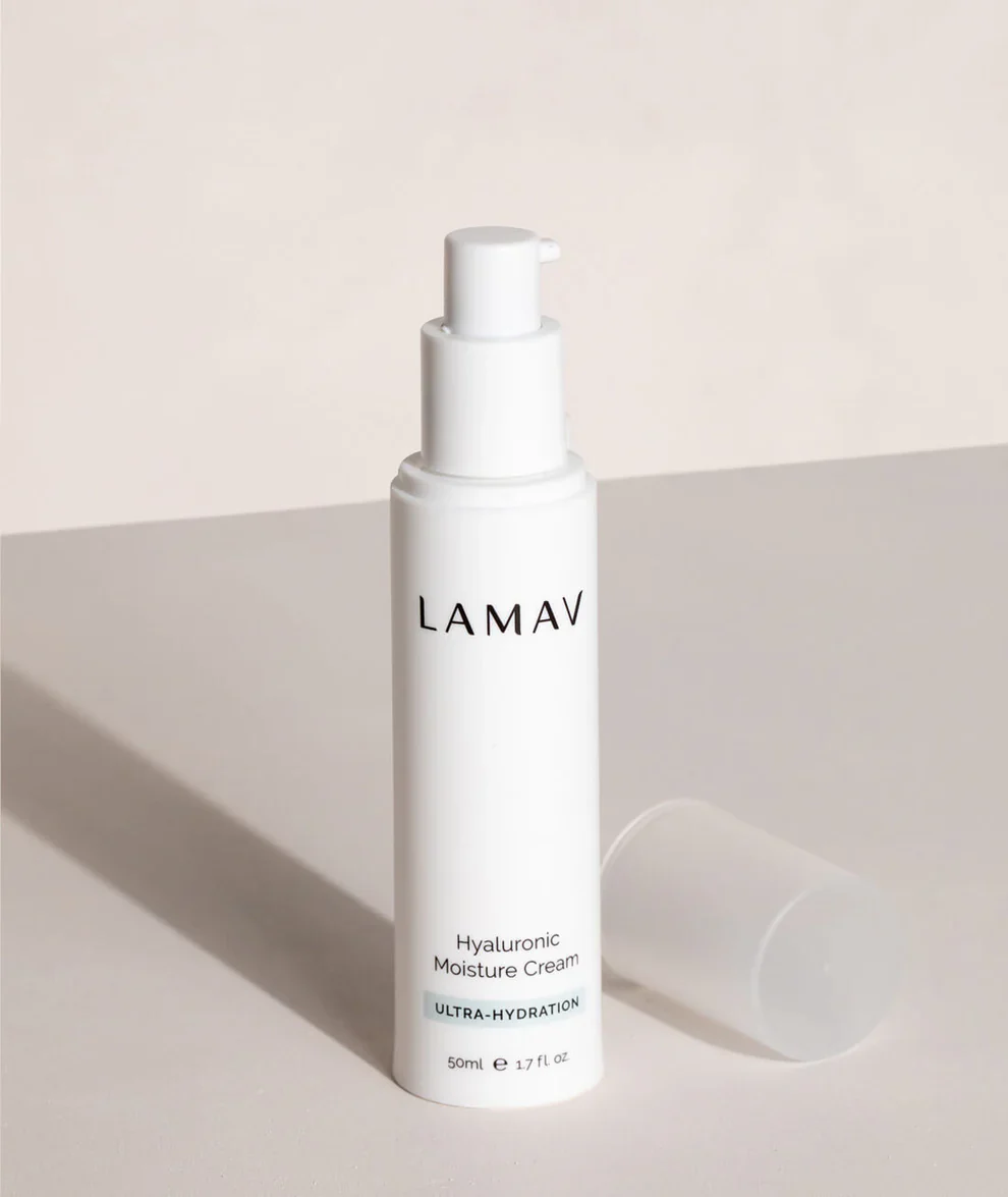 LAMAV Hyaluronic Moisture Cream 50mL, With Hyaluronic Acid & Emu Apple - Image 2