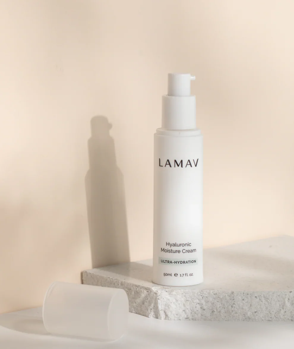 LAMAV Hyaluronic Moisture Cream 50mL, With Hyaluronic Acid & Emu Apple - Image 3