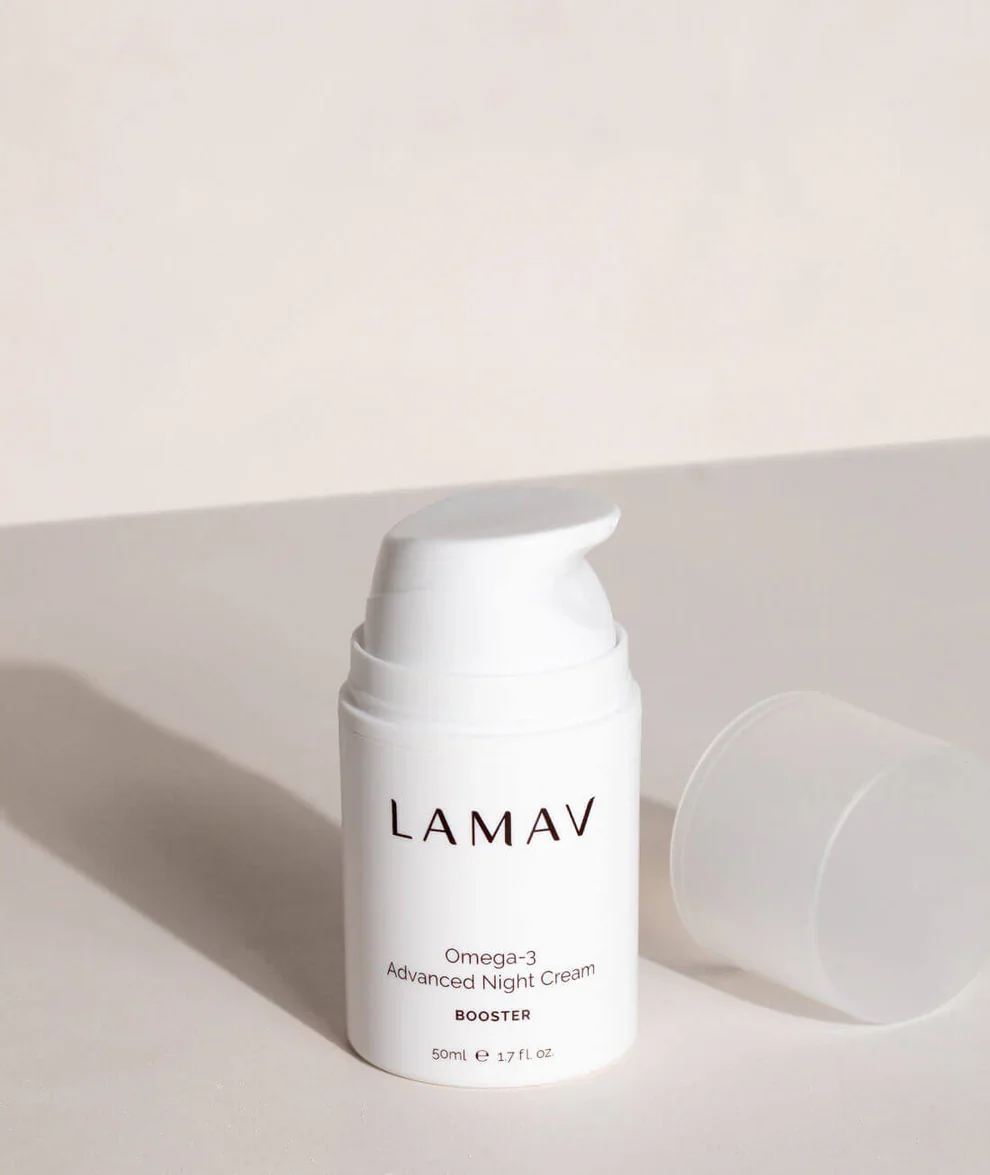 LAMAV Omega-3 Advanced Night Cream 50mL, Overnight Skin Renewal - Image 2