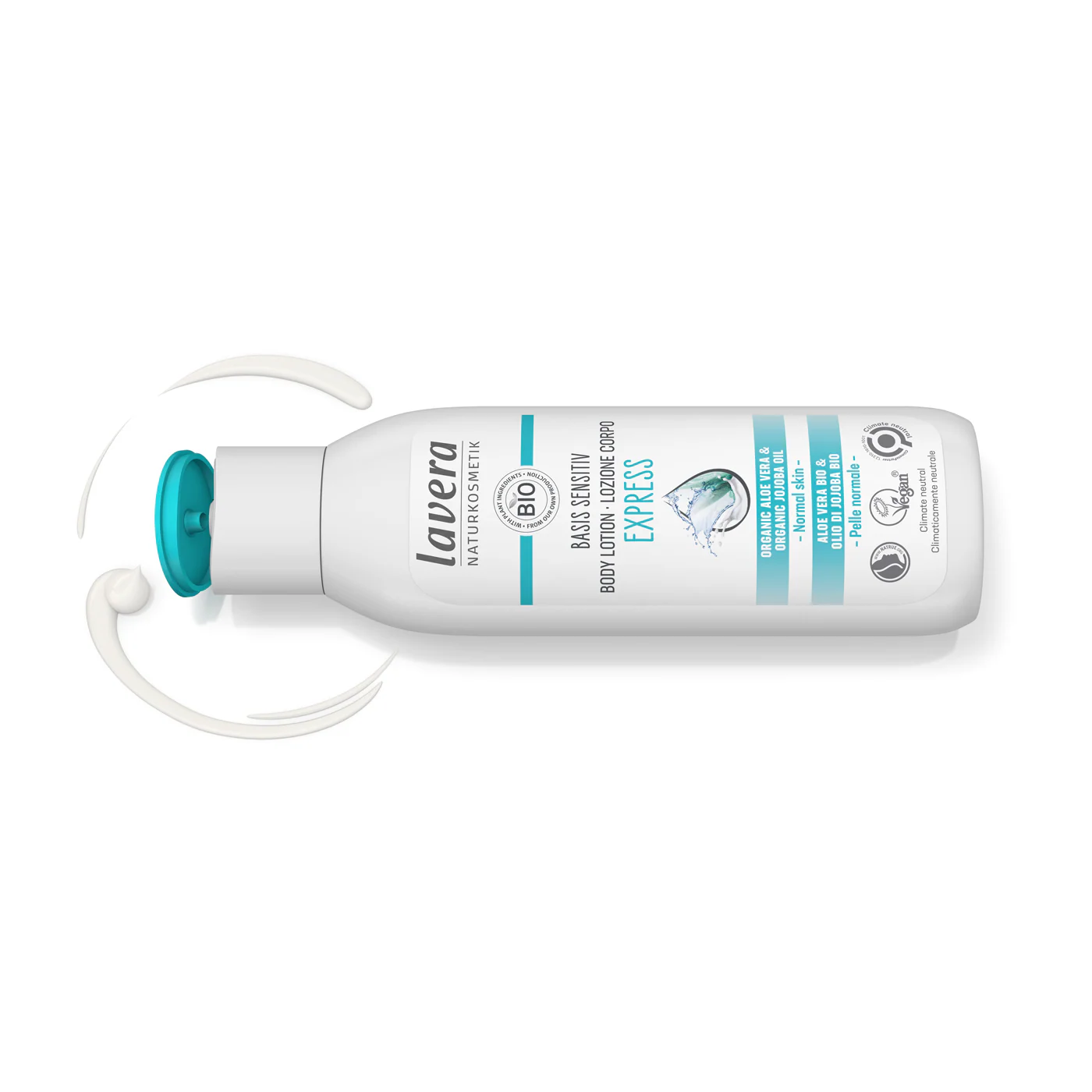 Lavera Basis Sensitiv Express Body Lotion 250mL, For Fast Absorbing & Long Lasting - Image 2
