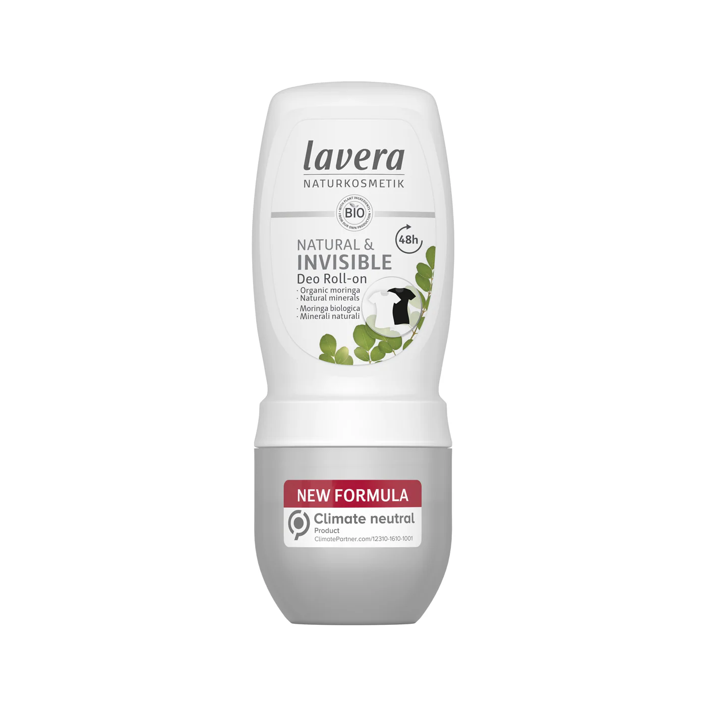 Lavera Deodorant Roll On 50mL, Natural & Invisible