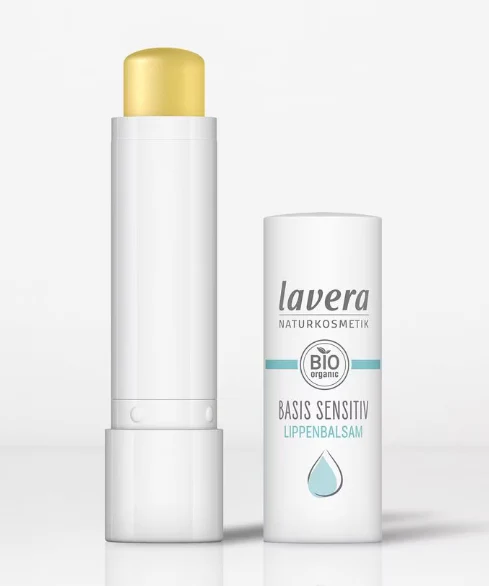 Lavera Basis Sensitiv Lip Balm 4.5g, Mineral Oil Free & Gluten Free - Image 2