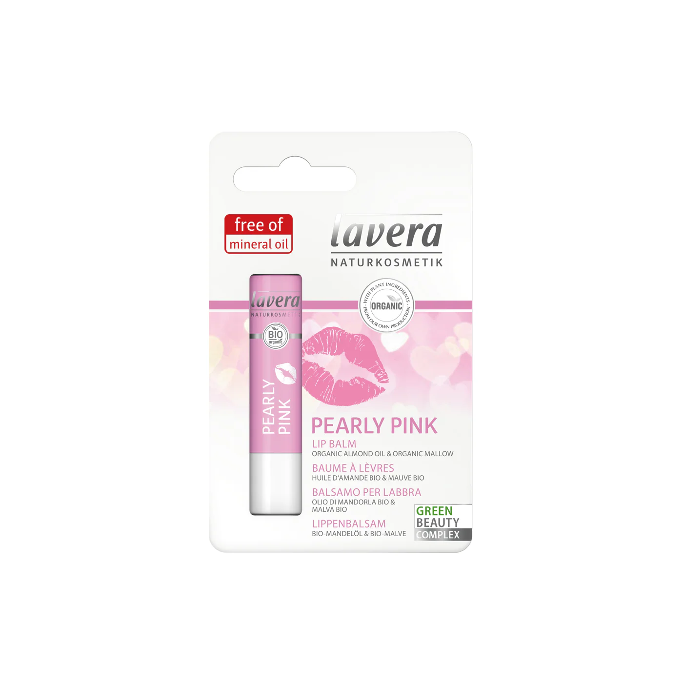 Lavera Lip Balm 4.5g, Pearly Pink