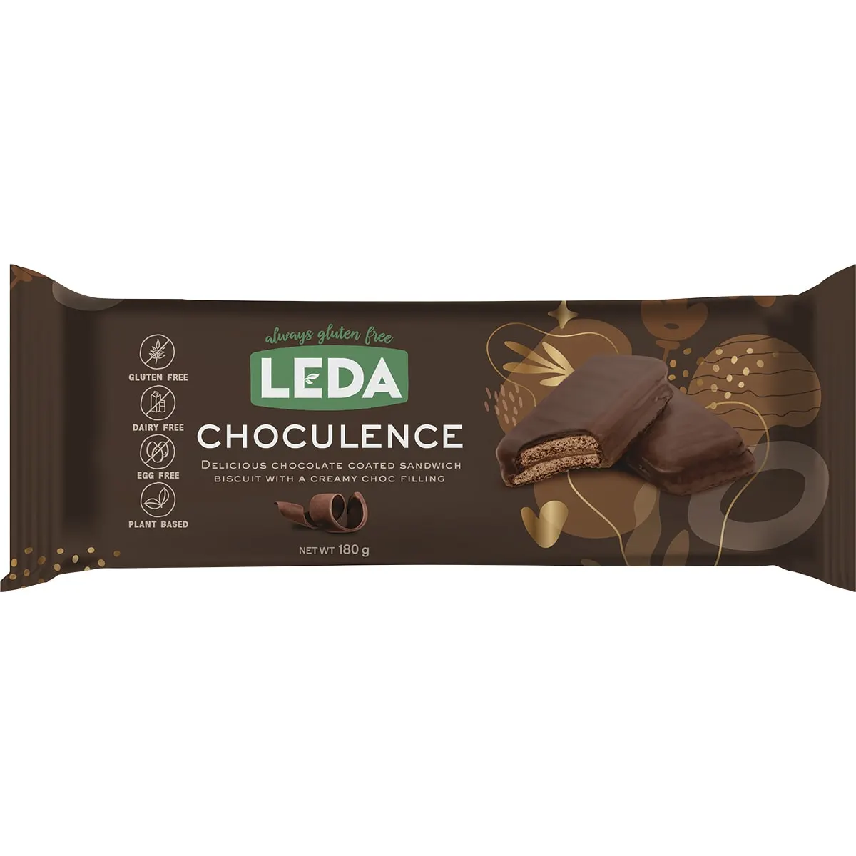 LEDA Choculence Biscuits 180g, Luxurious & Palm Oil Free - Image 2