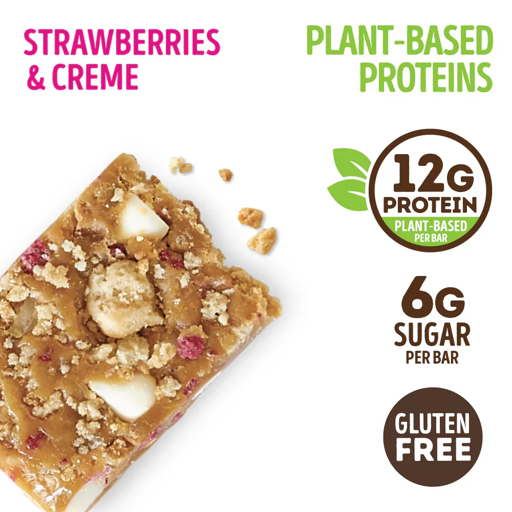 Lenny & Larry's Cookie-Fied Bar 45g, Strawberries & Creme Flavour - Image 2