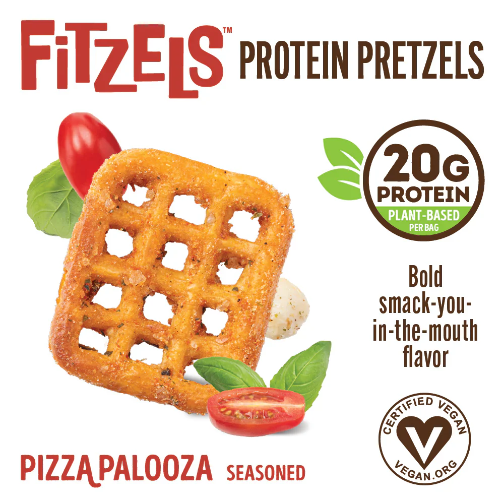 Lenny & Larry's Fitzels Protein Pretzels 85g, Pizza Palooza Flavour - Image 2