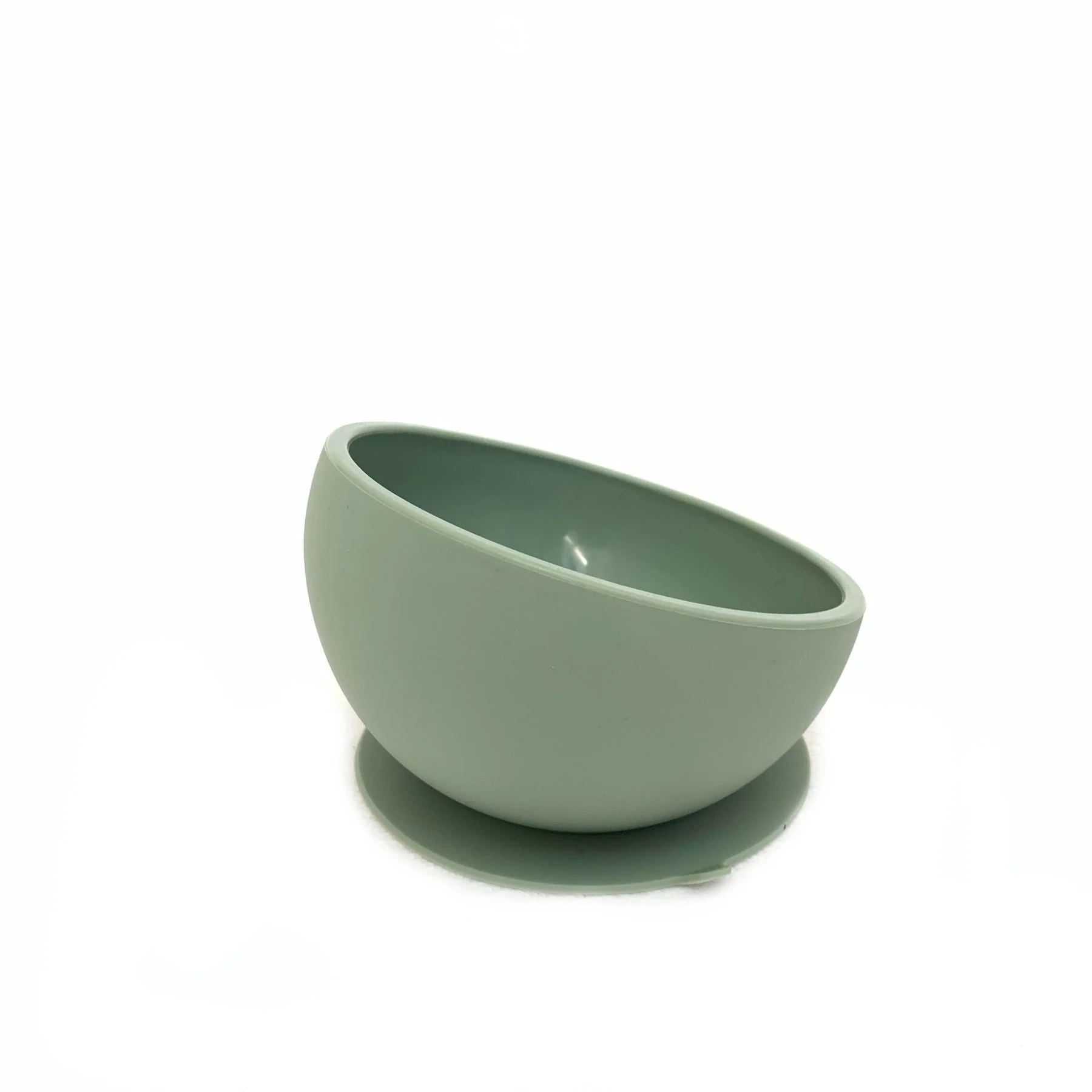 Little Mashies Silicone Sucky Bowl, Olive - Image 6