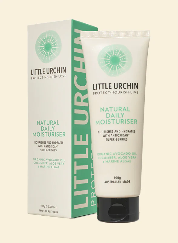 Little Urchin Natural Daily Moisturiser, After-Sun Care 100g, Nourishes & Hydrates With Antioxidant Superberries - Image 3