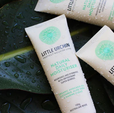 Little Urchin Natural Daily Moisturiser, After-Sun Care 100g, Nourishes & Hydrates With Antioxidant Superberries - Image 4