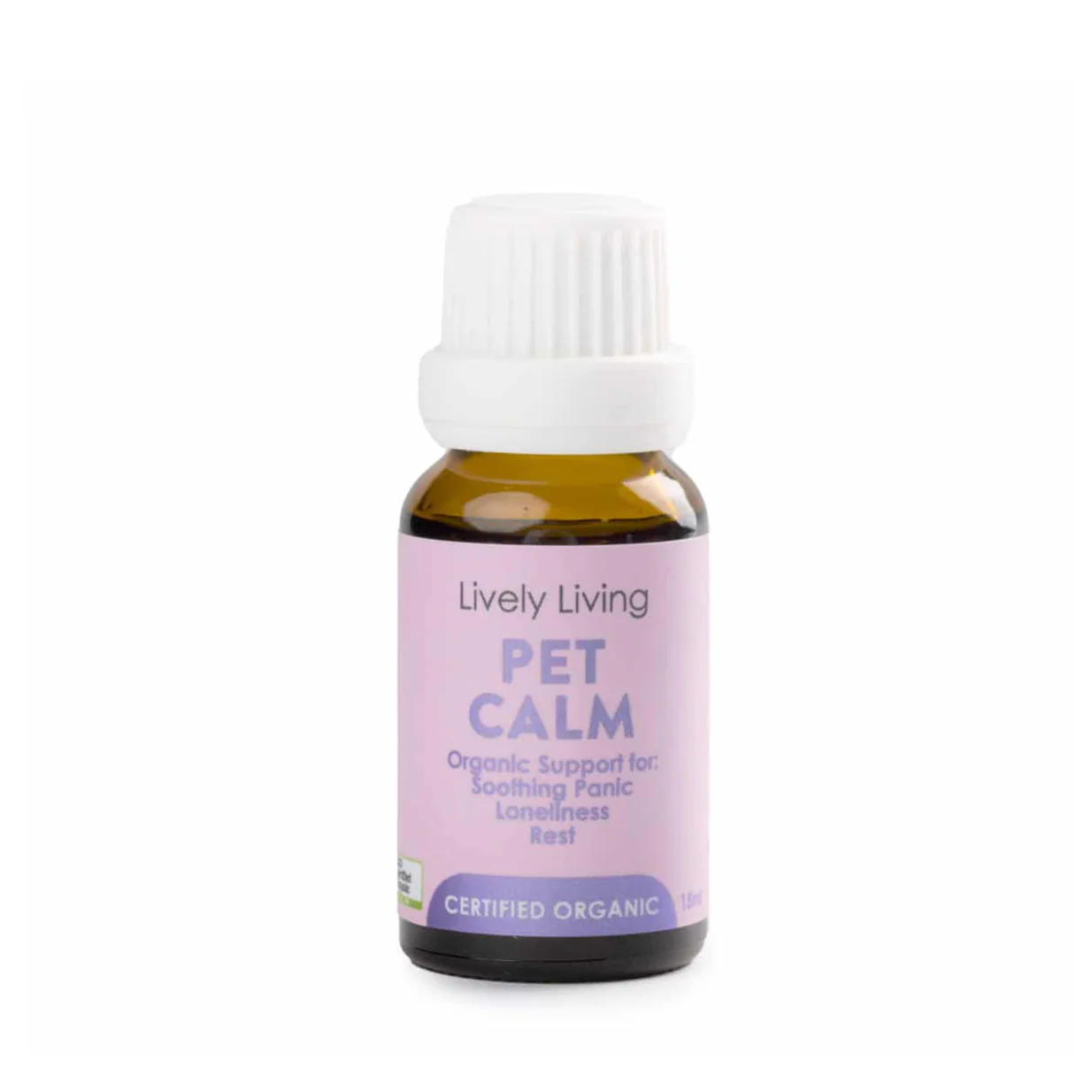 Lively Living Pet Calm Organic Essential Oil Blend 15mL, Soothing & Harmonising