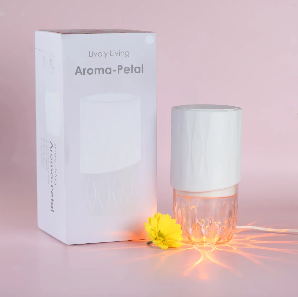 Lively Living Diffuser Aroma Petal, Ivory White