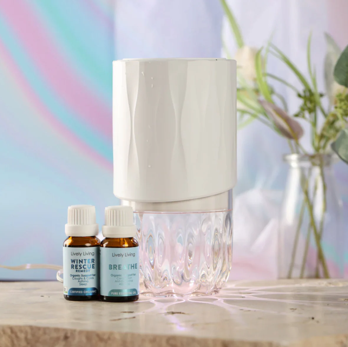 Lively Living Diffuser Aroma Petal, Ivory White - Image 3