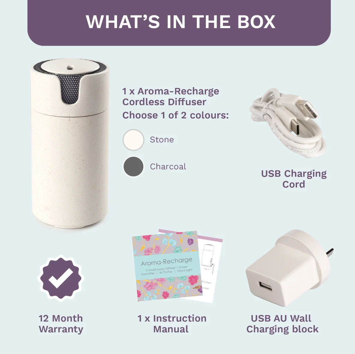 Lively Living Diffuser Aroma Recharge, Stone - Image 5
