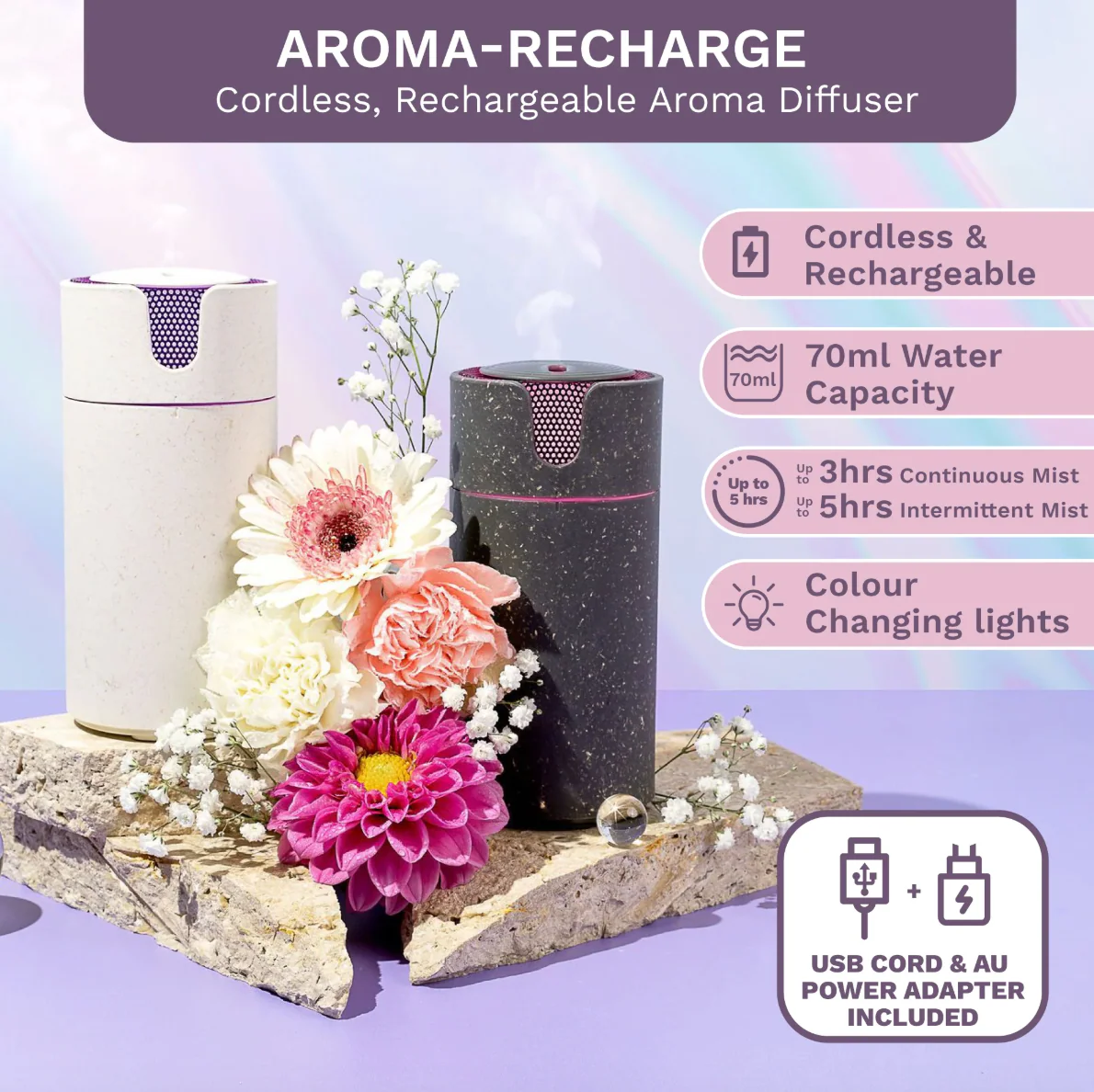 Lively Living Diffuser Aroma Recharge, Stone - Image 6