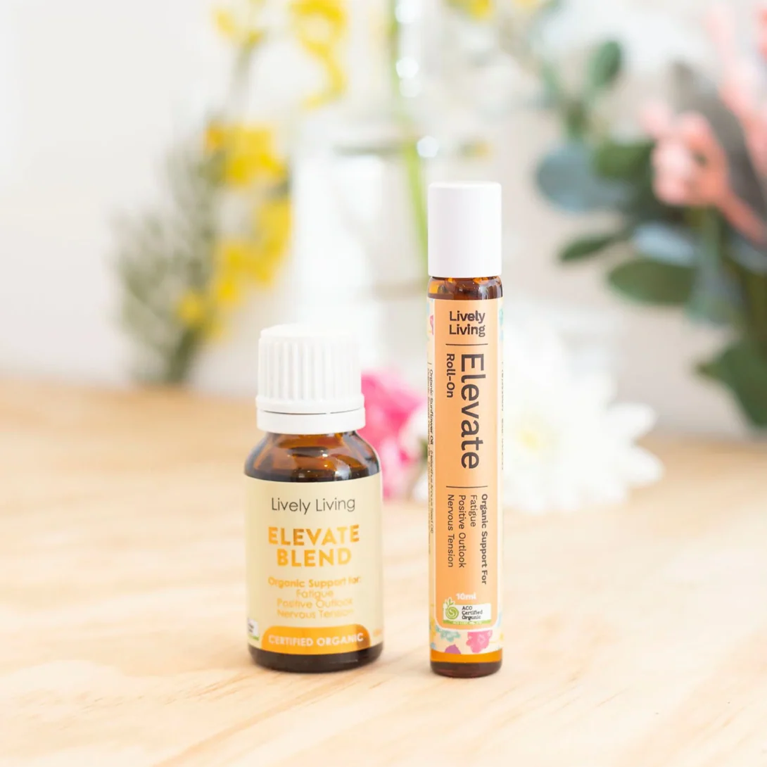 Lively Living Certified Organic Elevate Essential Oil Blend 15mL, Support For Fatigue & Nervous Tension - Image 3