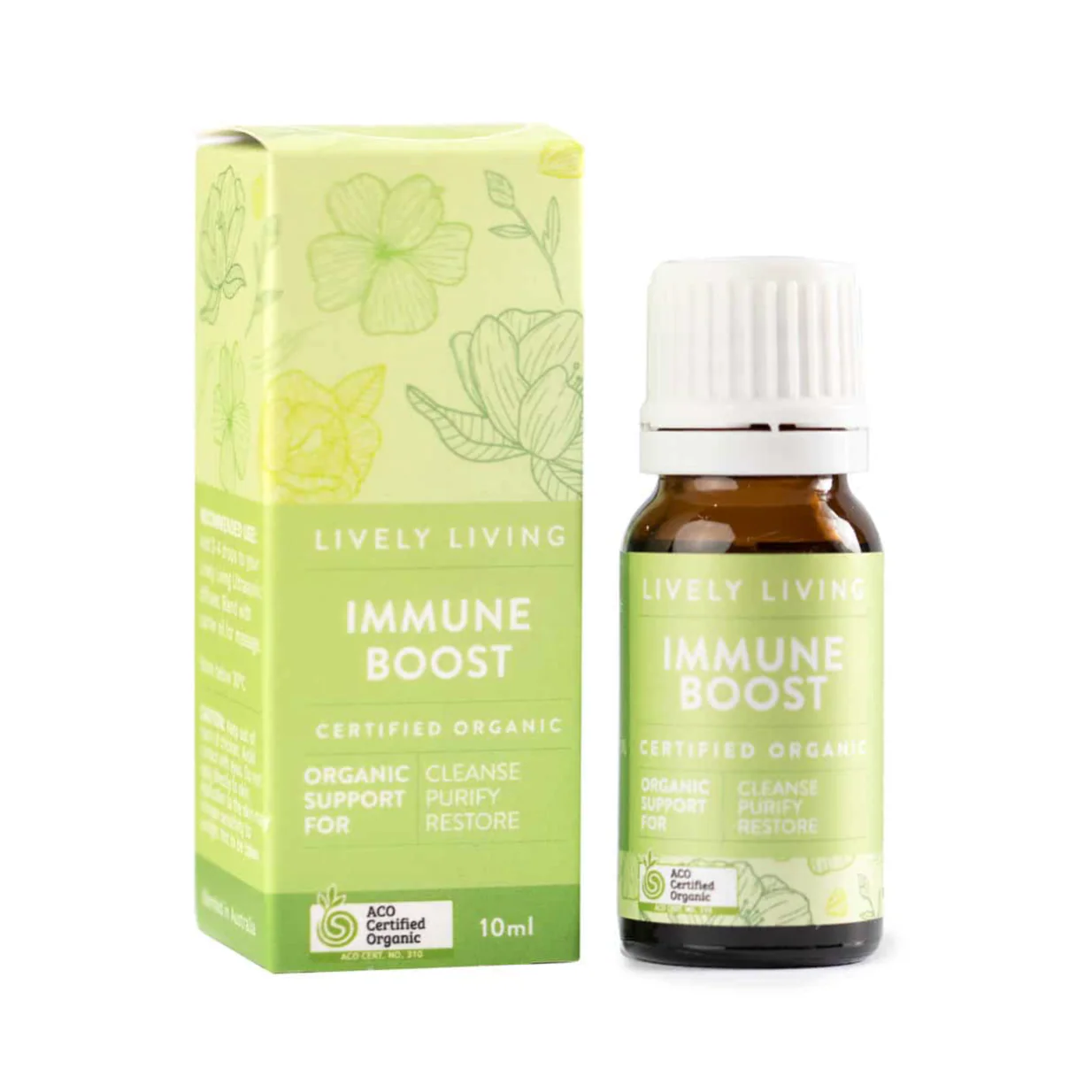 Lively Living Organic Essential Oil 10ml, Immune Boost Blend