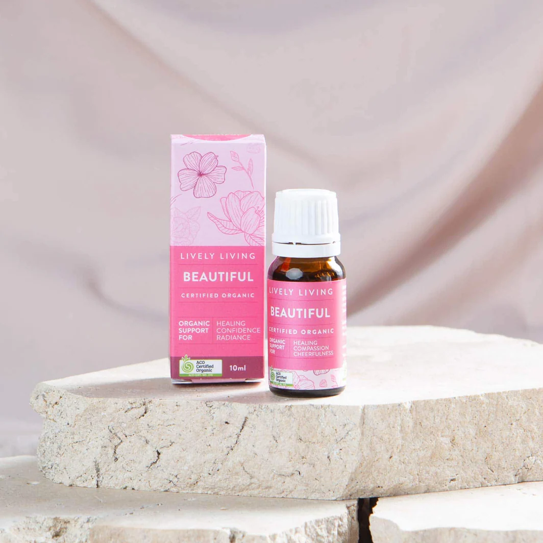 Lively Living Certified Organic Beautiful Essential Oil Blend 10mL, For Healing Confidence & Radiance - Image 4