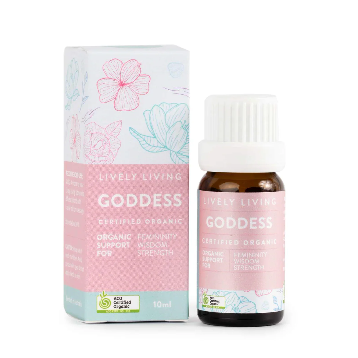 Lively Living Certified Organic Goddess Essential Oil Blend 10mL, For Wisdom & Strength - Image 2