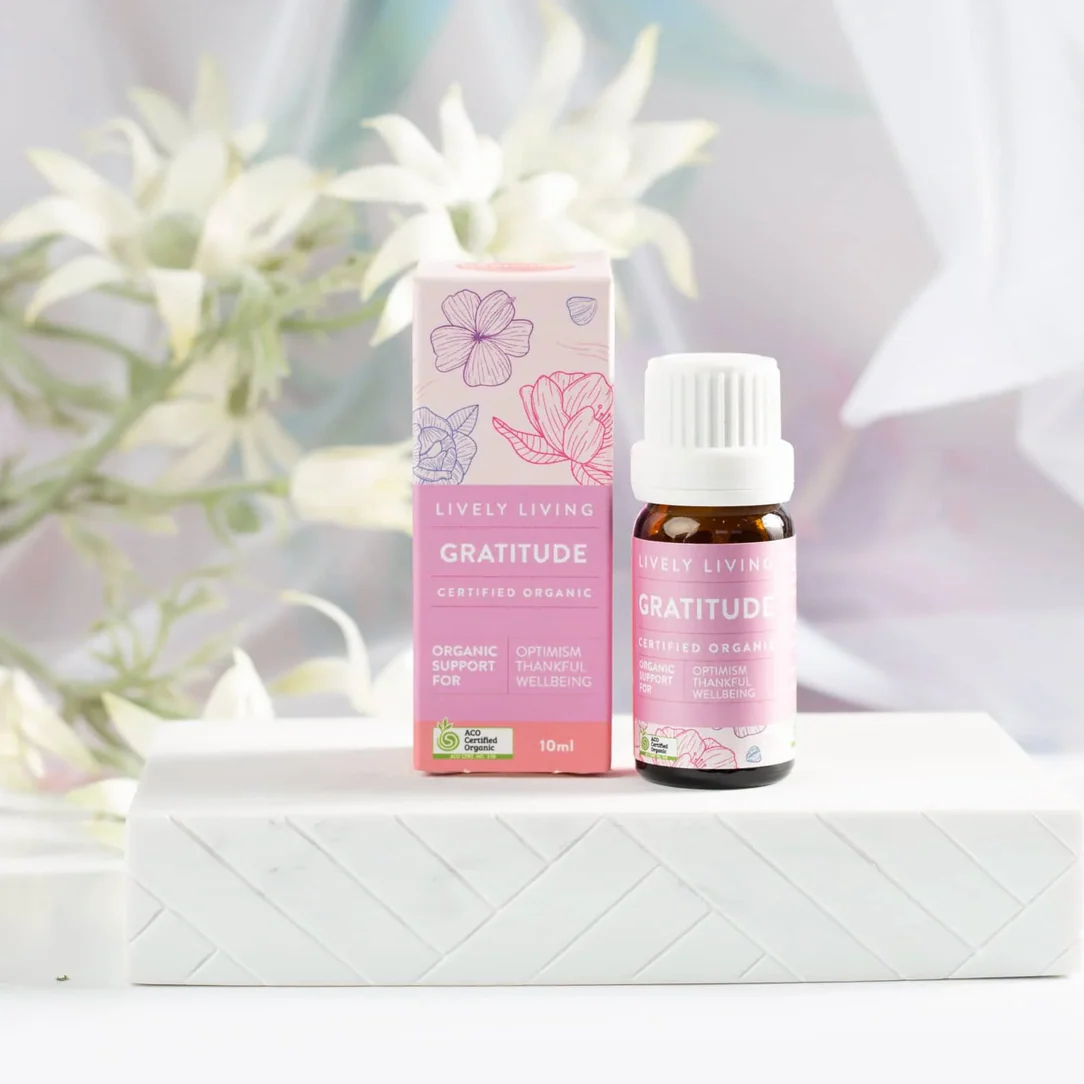 Lively Living Organic Essential Oil Gratitude Blend 10mL, Thankful & Wellbeing - Image 2