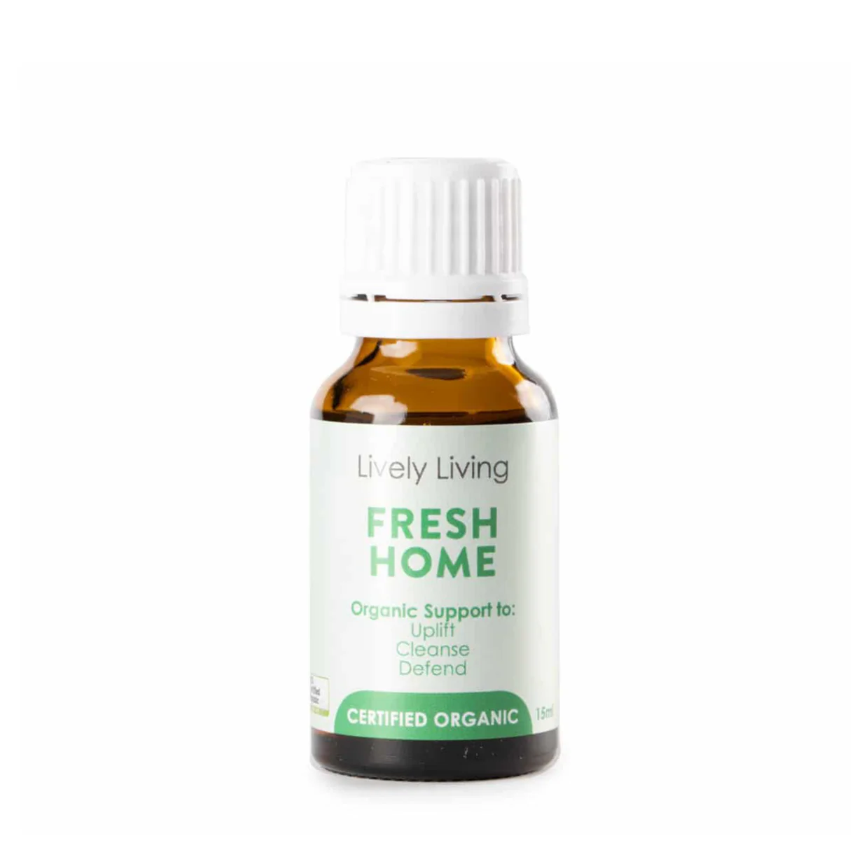 Lively Living Organic Essential Oil Blend 15ml, Fresh Home