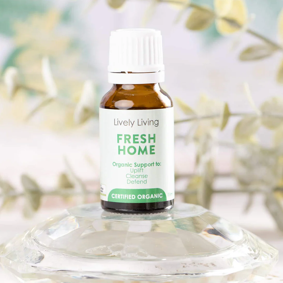 Lively Living Organic Essential Oil Blend 15ml, Fresh Home - Image 2