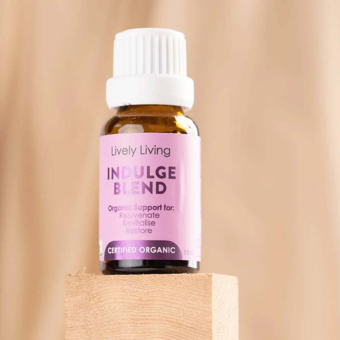 Lively Living Certified Organic Indulge Essential Oil Blend 15mL, Rejuvenate & Revitalise - Image 3