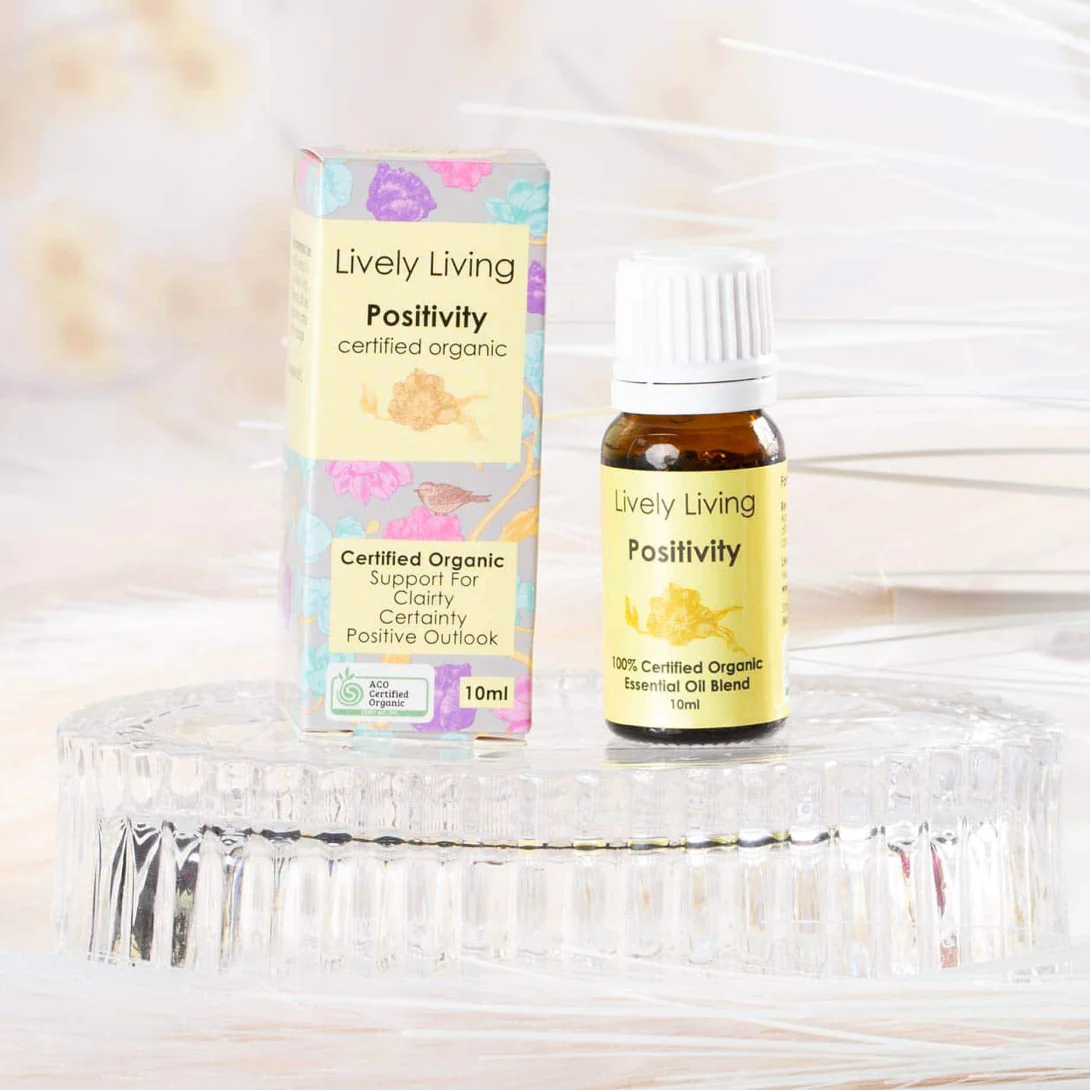 Lively Living Certified Organic Essential Oil Blend 10mL, Positivity Blend - Image 2