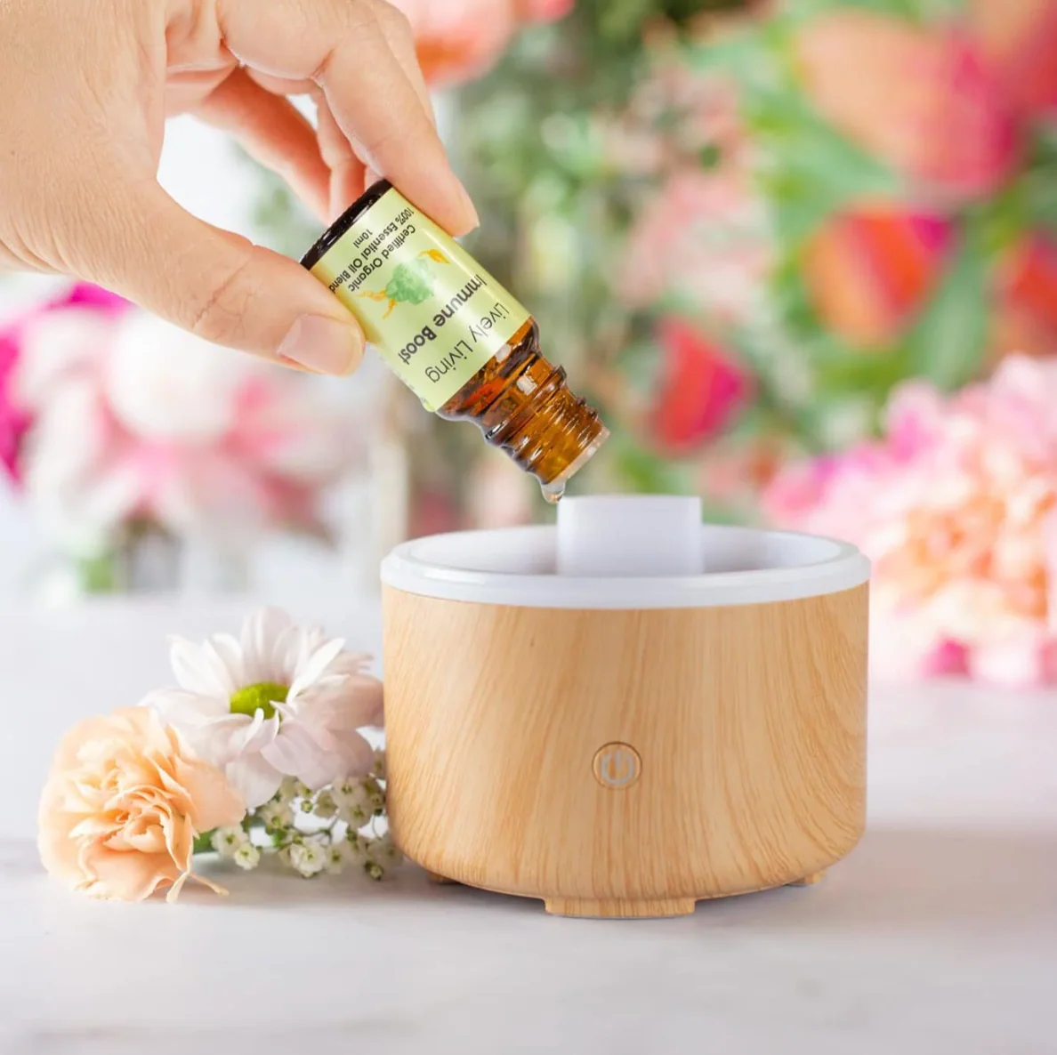 Lively Living Travel Diffuser Aroma Mod, Wood Look - Image 3