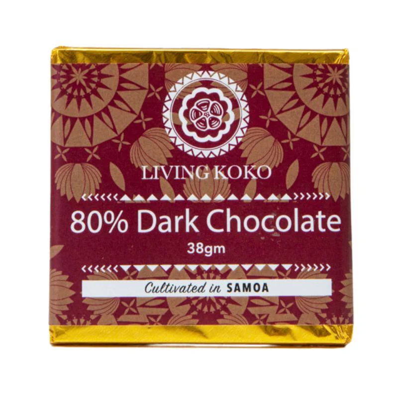 Living Koko 80% Dark Chocolate 38g Or 100g, The Purest Form Of Dark Chocolate