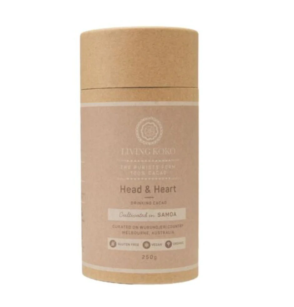 Living Koko Head & Heart Drinking Cacao 100g & 250g, The Purist Form 100% Cacao - Image 2