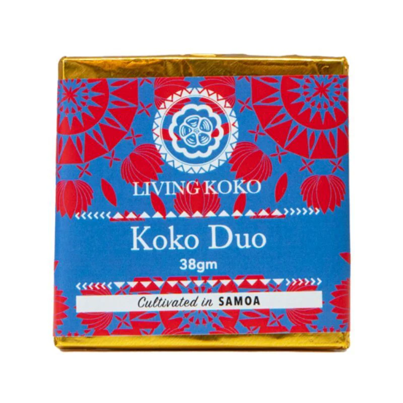 Living Koko KOKO DUO With Cacao Nibs & 70% Dark Chocolate 38g Or 100g, The Purest Form Of Dark Chocolate