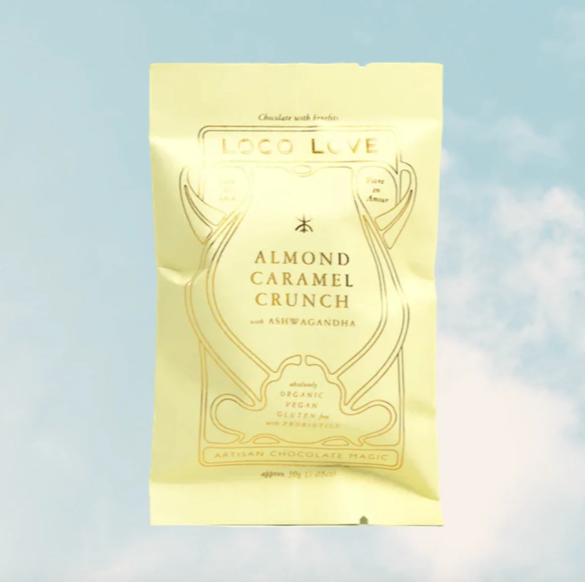 Loco Love Chocolate 35g, Almond Caramel Crunch With Astragalus