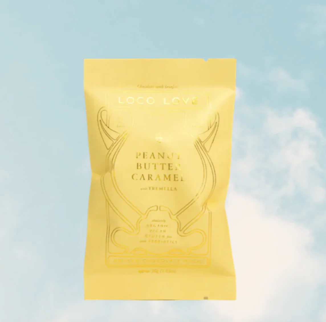 Loco Love Chocolate 35g, Peanut Butter Caramel With Tremella