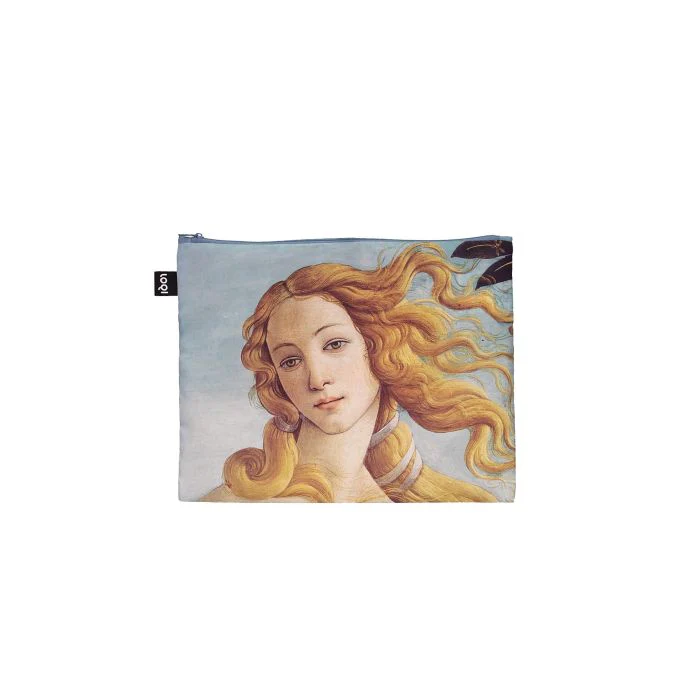 LOQI Recycled Zip Pockets Set Of Three, The Birth Of Venus | Primavera By Sandro Botticelli - Image 2